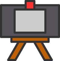 Canvas And Easel Vector Icon Design