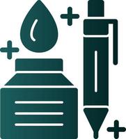 Pen And Ink Vector Icon Design