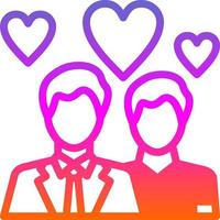 Relationship Vector Icon Design