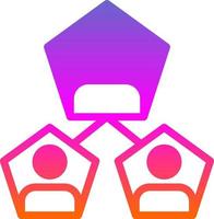 Segmentation Vector Icon Design
