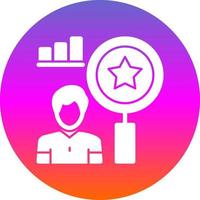 Qualitative Research Vector Icon Design