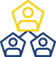 Segmentation Vector Icon Design