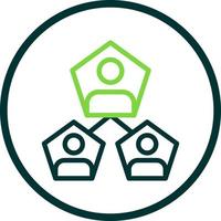 Segmentation Vector Icon Design