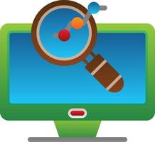 diseño de icono de vector de investigación