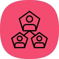 Segmentation Vector Icon Design