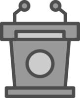 Podium Vector Icon Design