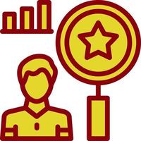 Qualitative Research Vector Icon Design