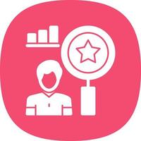 Qualitative Research Vector Icon Design