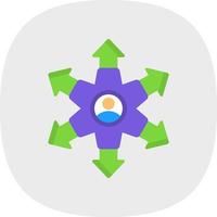 Distribution Vector Icon Design