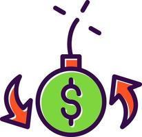 Debt Vector Icon Design