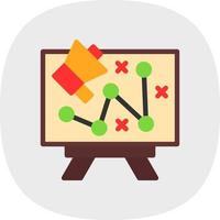 Marketing Strategy Vector Icon Design