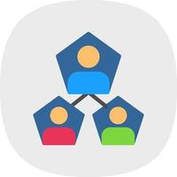 Segmentation Vector Icon Design