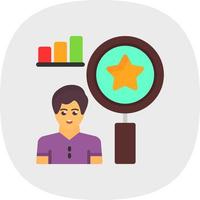 Qualitative Research Vector Icon Design