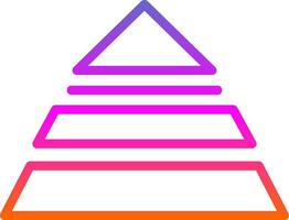 Pyramid Vector Icon Design
