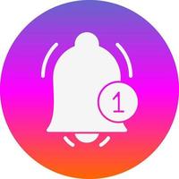 Notification Bell Vector Icon Design