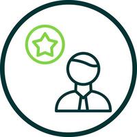 Leader Vector Icon Design
