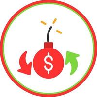 Debt Vector Icon Design