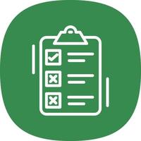 Checklist Vector Icon Design