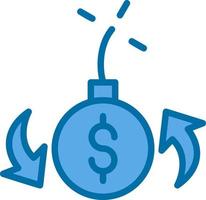 Debt Vector Icon Design