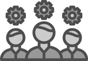 Team Management Vector Icon Design