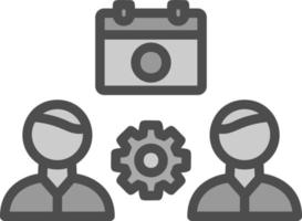 Planning And Organization Vector Icon Design