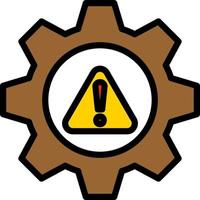 Risk Management Vector Icon Design