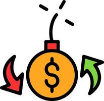Debt Vector Icon Design