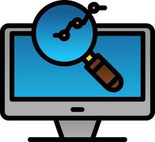 diseño de icono de vector de investigación