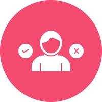 Decision Making Vector Icon Design