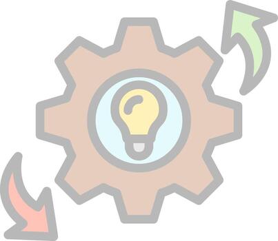 implementar el diseño de iconos vectoriales vector