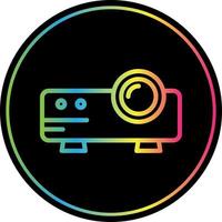 diseño de icono de vector de proyector