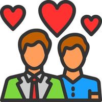 Relationship Vector Icon Design