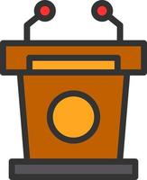 Podium Vector Icon Design