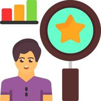 Qualitative Research Vector Icon Design