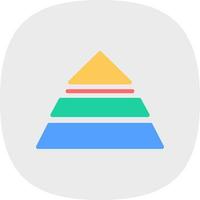 Pyramid Vector Icon Design