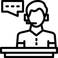 Customer Service Vector Icon Design
