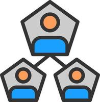 Segmentation Vector Icon Design
