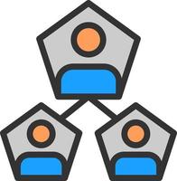 Segmentation Vector Icon Design