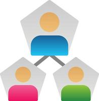 Segmentation Vector Icon Design