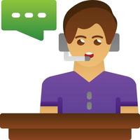 Customer Service Vector Icon Design