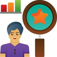 Qualitative Research Vector Icon Design