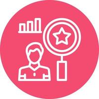 Qualitative Research Vector Icon Design