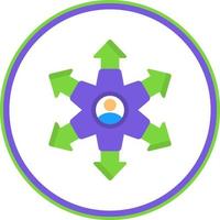 Distribution Vector Icon Design