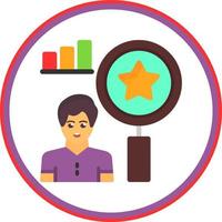 Qualitative Research Vector Icon Design