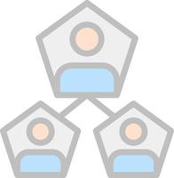 Segmentation Vector Icon Design