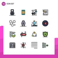 16 Creative Icons Modern Signs and Symbols of ice dollar target medical document Editable Creative Vector Design Elements