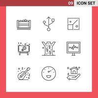 9 Creative Icons Modern Signs and Symbols of leech entomology design sign day Editable Vector Design Elements