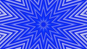 Blue bold octagonal star simple flat geometric on white background loop. Starry radio waves endless creative animation. Stars seamless motion graphic backdrop. Astra radar sonar rings design. video