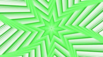 Green bold spin octagonal star simple flat geometric on white background loop. video