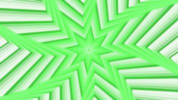 Green bold spin octagonal star simple flat geometric on white background loop. video